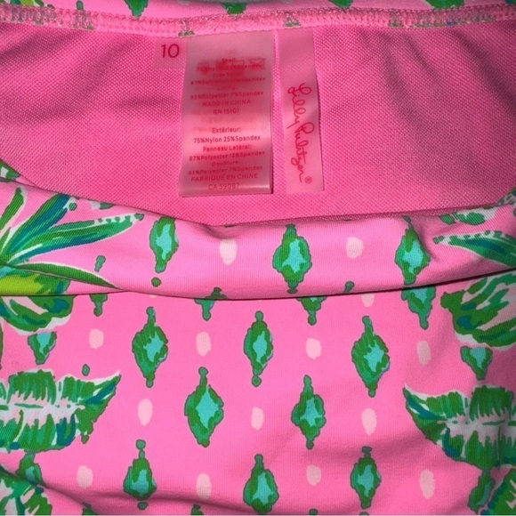Lilly Pulitzer High School Waisted Bottom NEW Size 10 Color Pink Shandy‎ - Picture 7 of 9